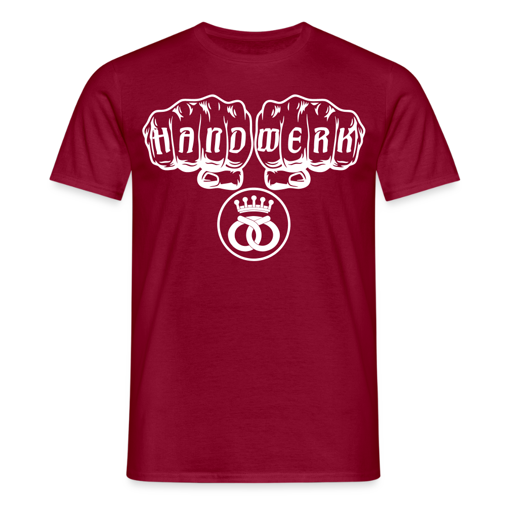 Unisex T-Shirt "Bäcker" Ziegelrot Männer T-Shirt