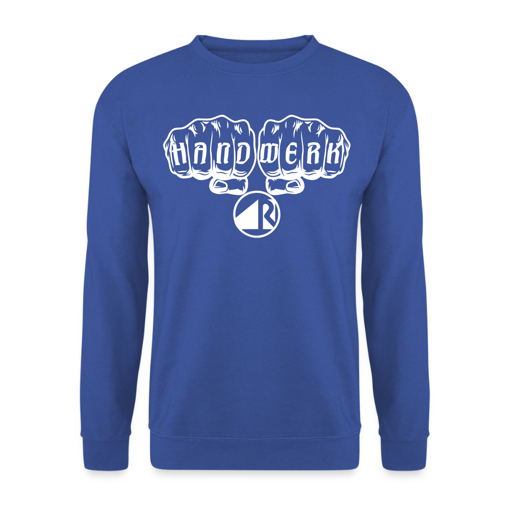 Unisex Pullover "Raumausstatter" Royalblau Unisex Pullover