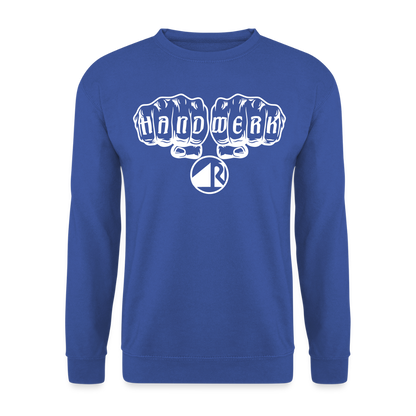 Unisex Pullover "Raumausstatter" Royalblau Unisex Pullover