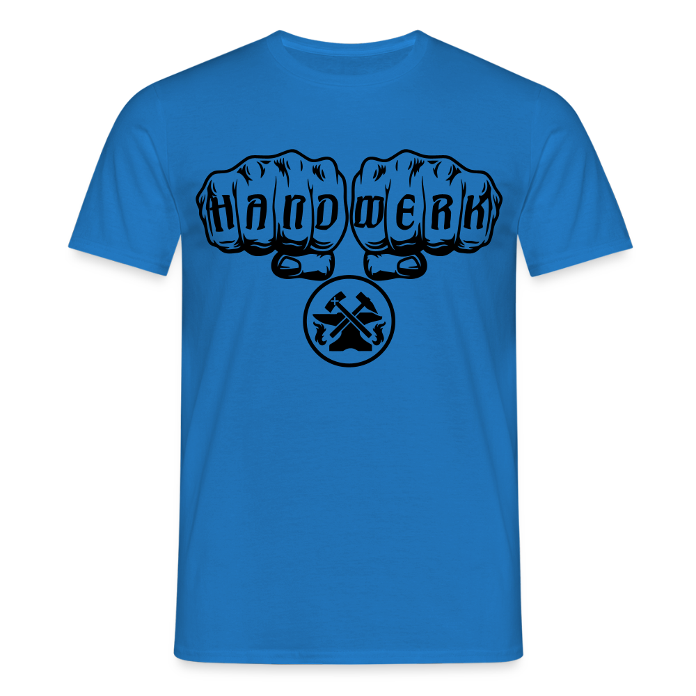 Unisex T-Shirt "Metallbauer" Royalblau Männer T-Shirt
