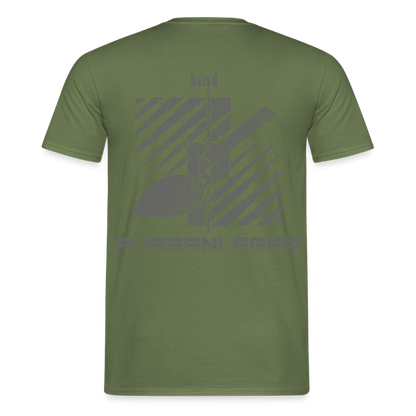 Unisex T-Shirt "Fliesenleger" Militärgrün Männer T-Shirt
