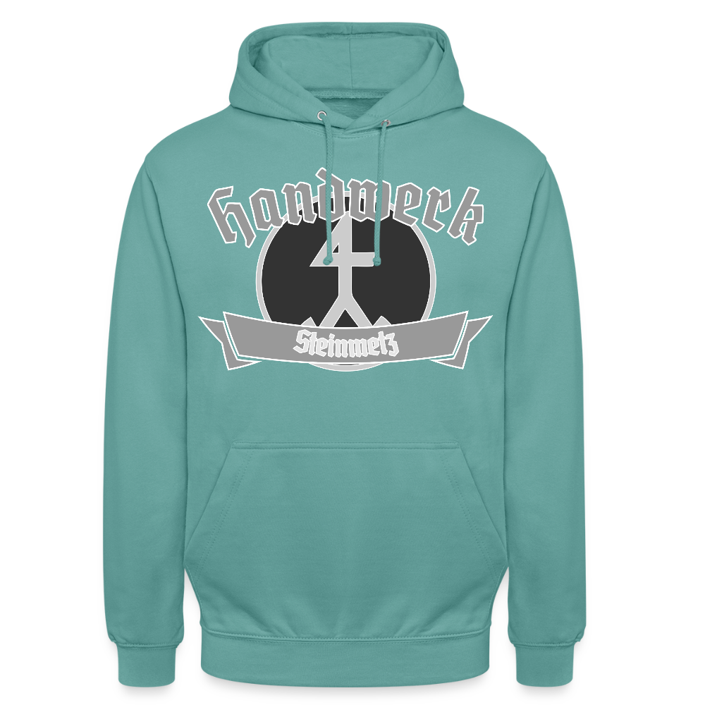 Unisex Hoodie "Steinmetz" Pastelltürkis Unisex Hoodie