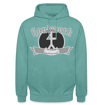 Unisex Hoodie "Steinmetz" Pastelltürkis Unisex Hoodie