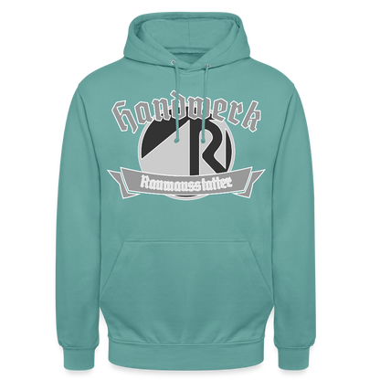 Unisex Hoodie "Raumausstatter" Pastelltürkis Unisex Hoodie