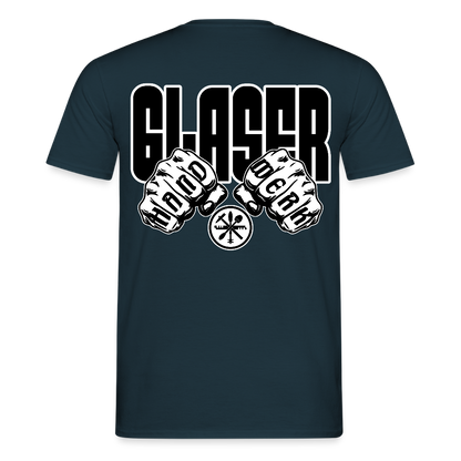 Unisex T-Shirt "Glaser" Navy Männer T-Shirt