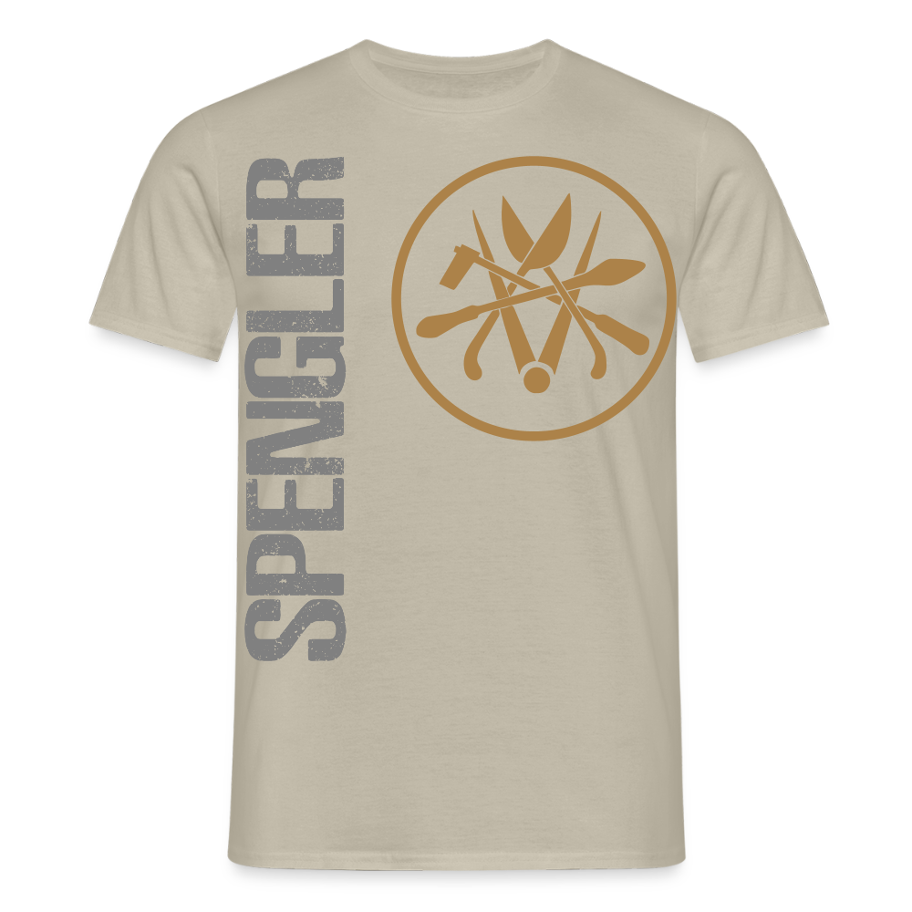 Unisex T-Shirt "Spengler" Sandbeige Männer T-Shirt
