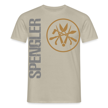 Unisex T-Shirt "Spengler" Sandbeige Männer T-Shirt