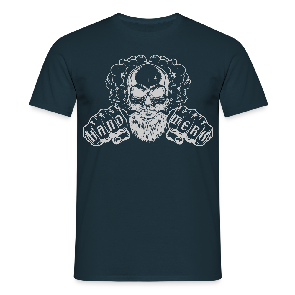 Unisex T-Shirt "Blackbeard-Handwerk" Navy Männer T-Shirt