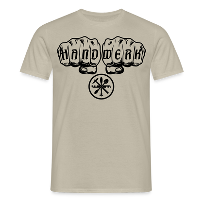 Unisex T-Shirt "Glaser" Sandbeige Männer T-Shirt