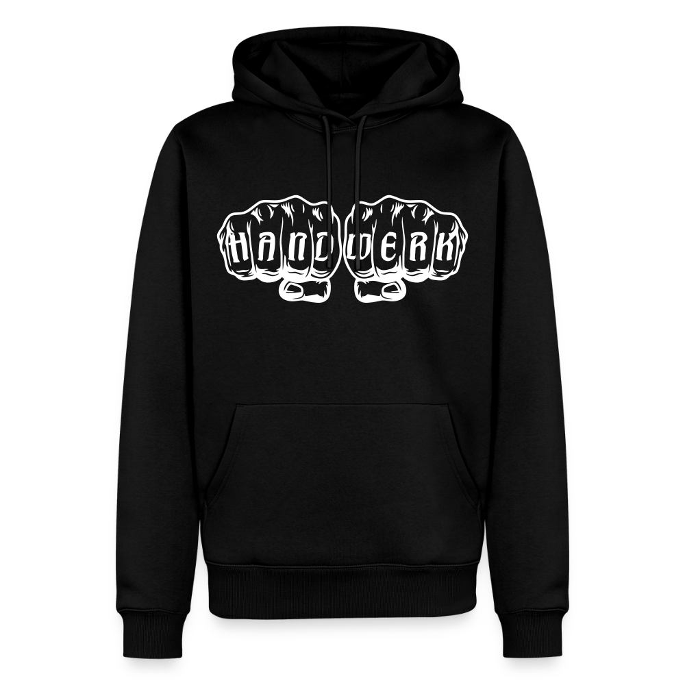 Männer Premium Hoodie "Handwerk" Schwarz Männer Premium Hoodie