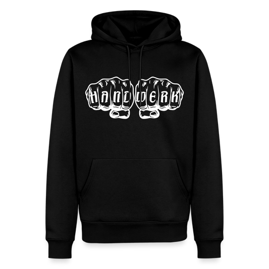 Männer Premium Hoodie "Handwerk" - Schwarz