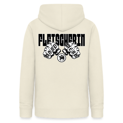 Frauen Hoodie "Fleischerin" (beidseitig beruckt) Vanille-Milchshake Frauen Hoodie