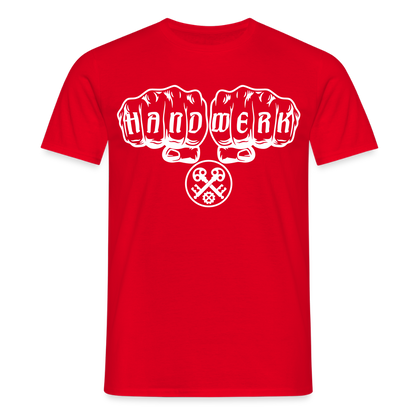 Unisex T-Shirt "Schlosser" Rot Männer T-Shirt
