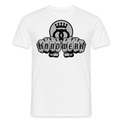 Unisex T-Shirt "Bäcker" Weiß Männer T-Shirt
