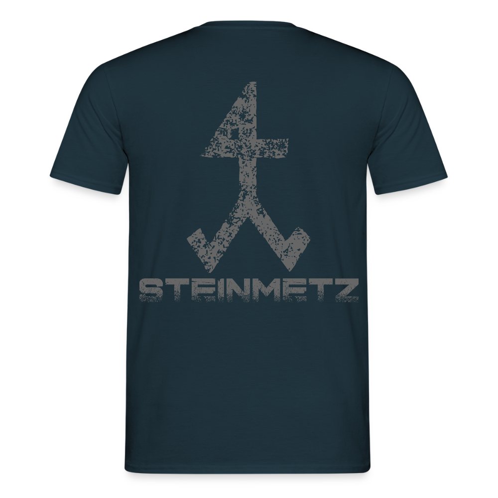 Unisex T-Shirt "Steinmetz" Navy Männer T-Shirt