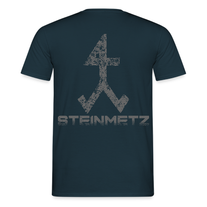Unisex T-Shirt "Steinmetz" Navy Männer T-Shirt