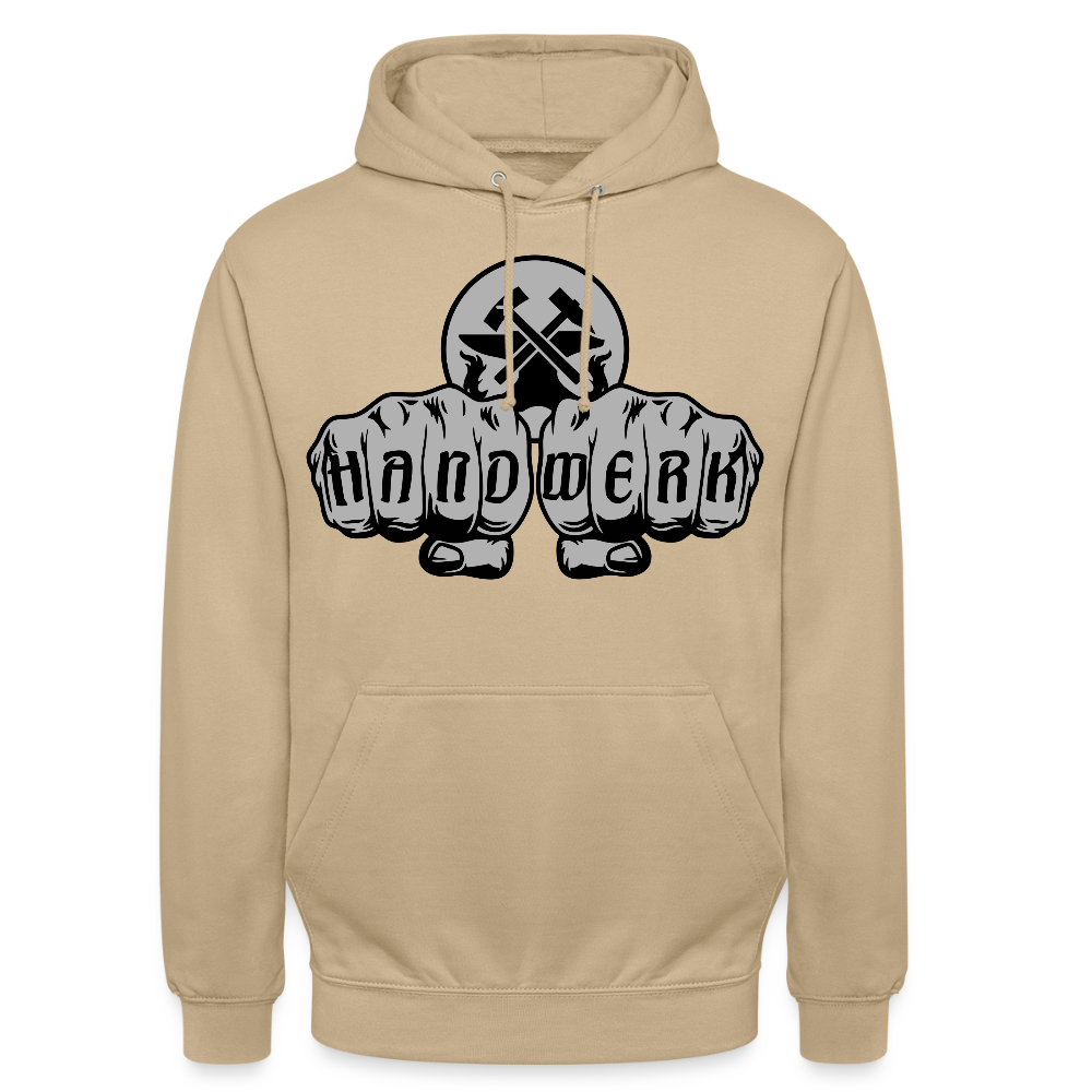 Unisex Hoodie "Metallbauer" Beige Unisex Hoodie
