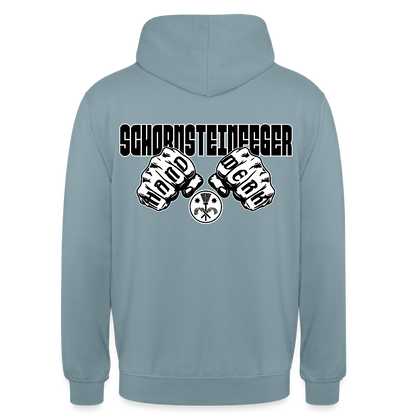 Unisex Hoodie "Schornsteinfeger" Nebelblau Unisex Hoodie