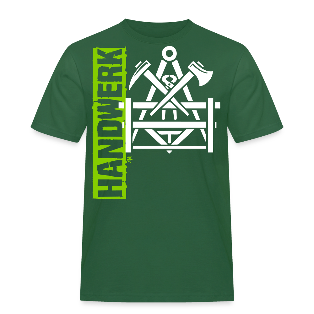 Unisex Workwear T-Shirt "Betonbauer" Flaschengrün Männer Workwear T-Shirt