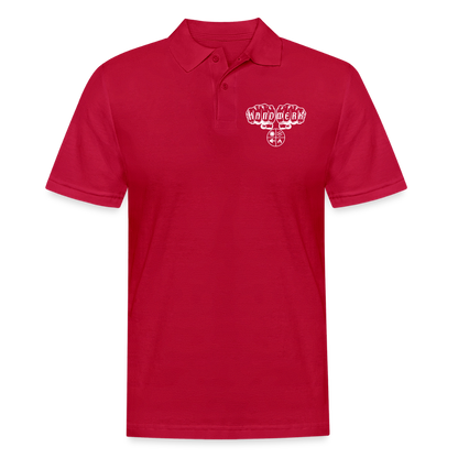 Männer Poloshirt "Isolierer" cherry red Männer Poloshirt