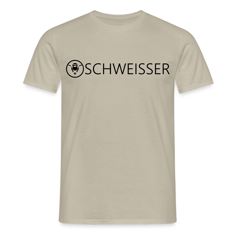 Unisex T-Shirt "Schweisser" Sandbeige Männer T-Shirt