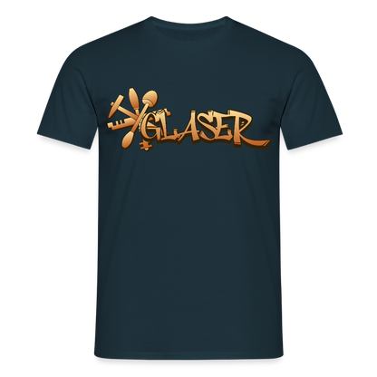 Unisex T-Shirt "Glaser" Navy Männer T-Shirt