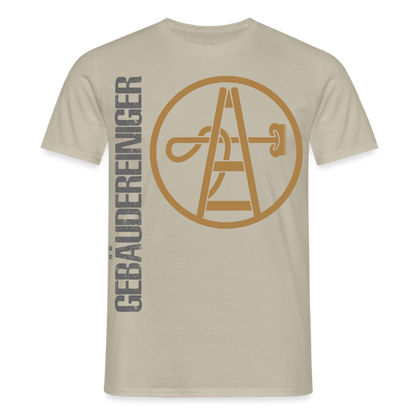 Unisex T-Shirt "Gebäudereiniger" Sandbeige Männer T-Shirt