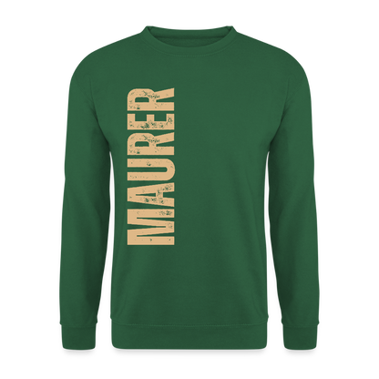 Unisex Pullover "Maurer" Grün Unisex Pullover