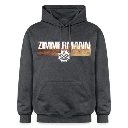 Gildan Unisex Softstyle® "Zimmermann" Dunkelgrau meliert Gildan Unisex Softstyle® Midweight Hoodie