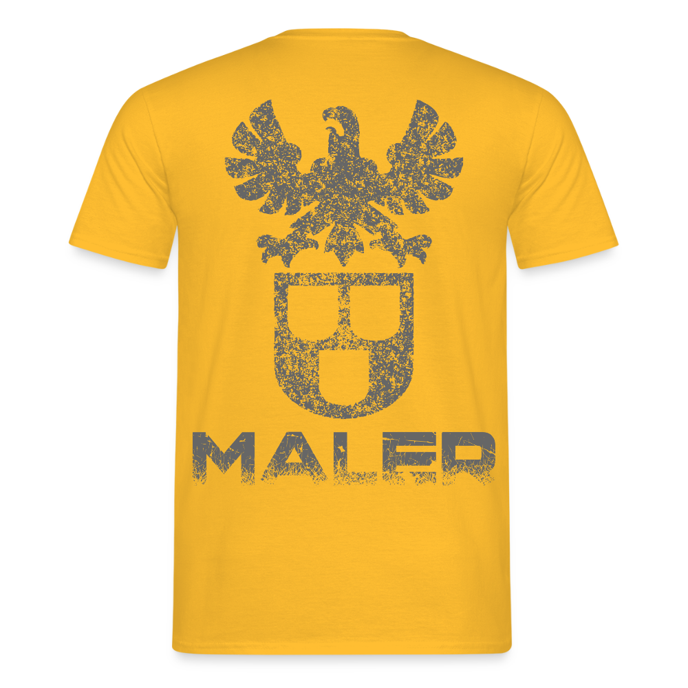 Unisex T-Shirt "Maler" Gelb Männer T-Shirt