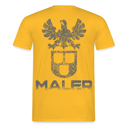 Unisex T-Shirt "Maler" Gelb Männer T-Shirt
