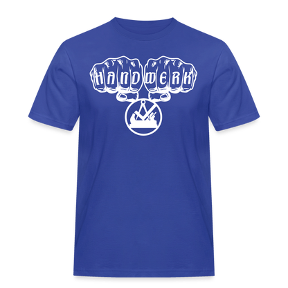 Männer Workwear T-Shirt "Schreiner/Tischler" Royalblau Männer Workwear T-Shirt