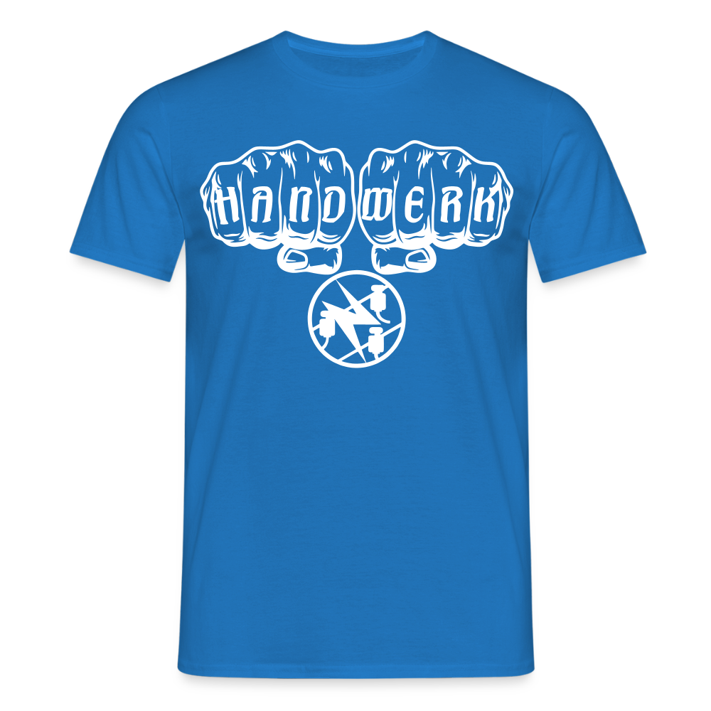 Unisex T-Shirt "Elektriker" Royalblau Männer T-Shirt