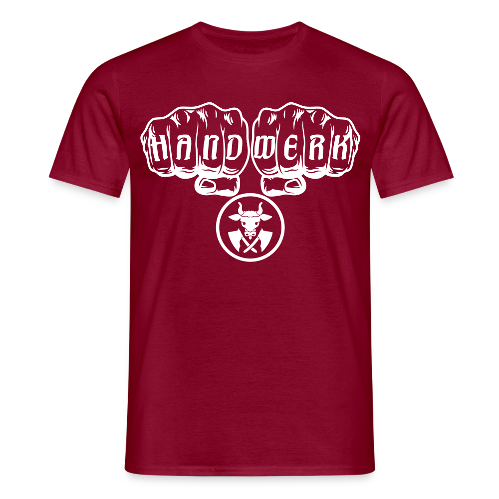 Unisex T-Shirt "Metzger" Ziegelrot Männer T-Shirt