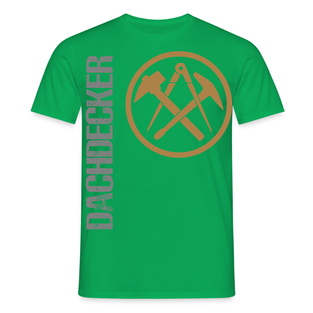 Unisex T-Shirt "Dachdecker" Kelly Green Männer T-Shirt