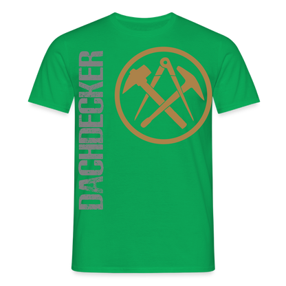 Unisex T-Shirt "Dachdecker" Kelly Green Männer T-Shirt
