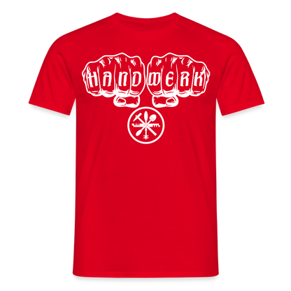 Unisex T-Shirt "Glaser" Rot Männer T-Shirt