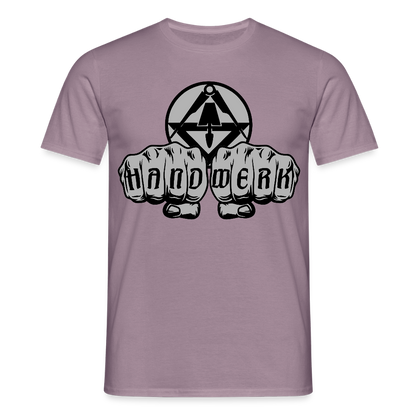 Unisex T-Shirt "Stuckateur" Lilagrau Männer T-Shirt