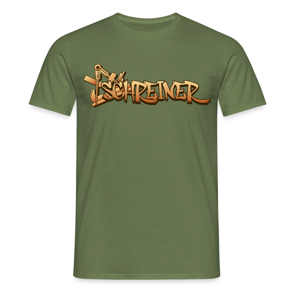 Unisex T-Shirt "Schreiner" Militärgrün Männer T-Shirt
