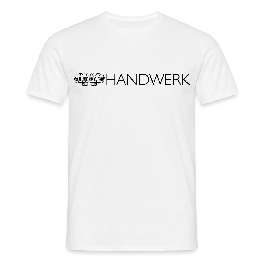 Unisex T-Shirt "Handwerk" Weiß Männer T-Shirt
