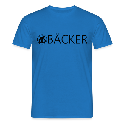 Unisex T-Shirt "Bäcker" Royalblau Männer T-Shirt