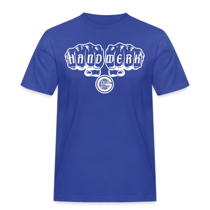Männer Workwear T-Shirt "Gerüstbauer" Royalblau Männer Workwear T-Shirt