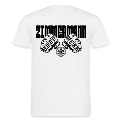 Unisex T-Shirt "Zimmermann" Weiß Männer T-Shirt