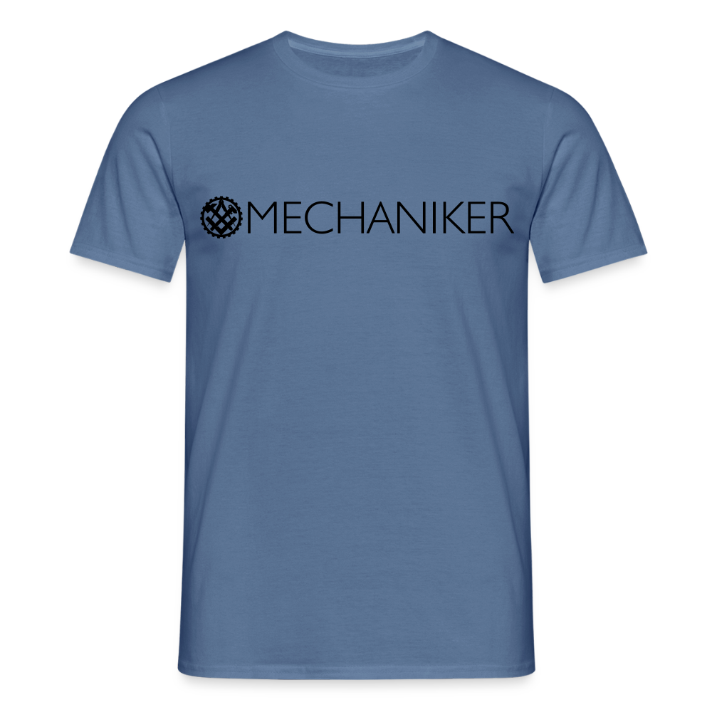 Unisex T-Shirt "Mechaniker" Taubenblau Männer T-Shirt
