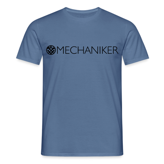 Unisex T-Shirt "Mechaniker" Taubenblau Männer T-Shirt