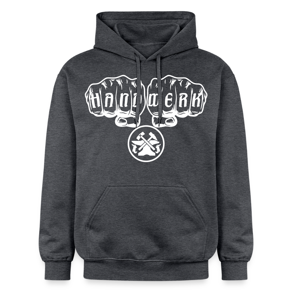 Gildan Unisex Softstyle® "Metallbauer" Dunkelgrau meliert Gildan Unisex Softstyle® Midweight Hoodie