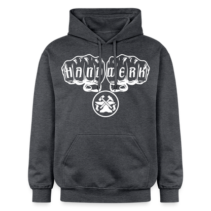 Gildan Unisex Softstyle® "Metallbauer" Dunkelgrau meliert Gildan Unisex Softstyle® Midweight Hoodie
