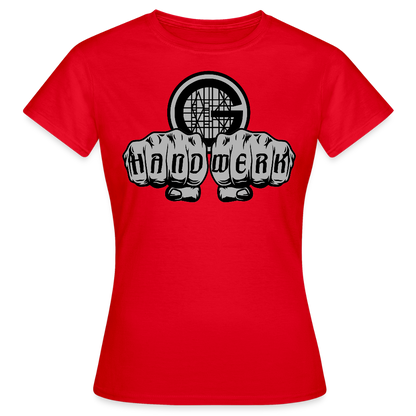 Frauen T-Shirt "Gerüstbauer" - Rot