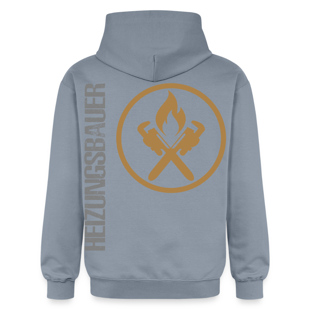 Gildan Unisex Softstyle® "Heizungsbauer" Blau Gildan Unisex Softstyle® Midweight Hoodie