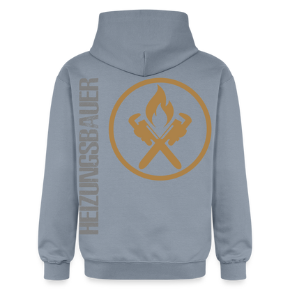 Gildan Unisex Softstyle® "Heizungsbauer" Blau Gildan Unisex Softstyle® Midweight Hoodie